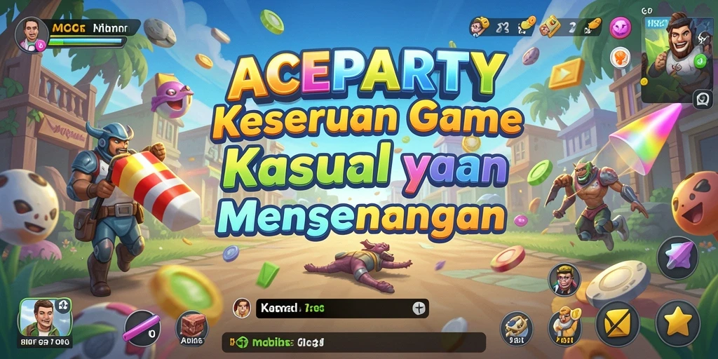 Gameplay <strong>ACEPARTY</strong> yang penuh keseruan dan interaksi.