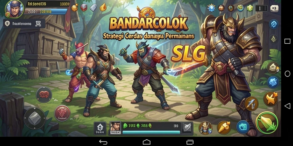 Tampilan gameplay mengasyikkan dalam BANDARCOLOK.
