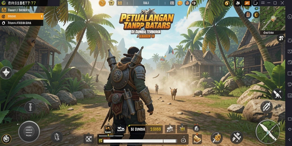 Screenshot gameplay BROBET77 di dunia terbuka yang menakjubkan.