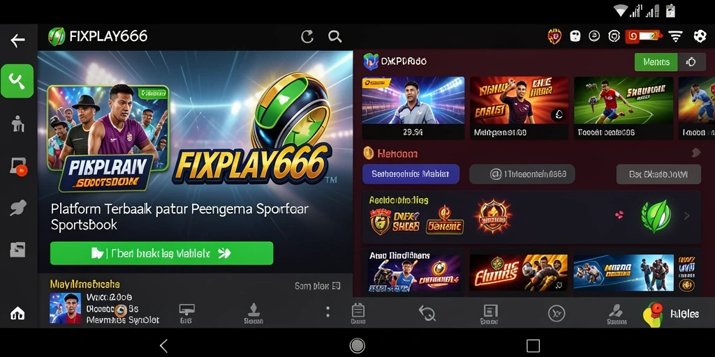 Screenshot FIXPLAY666 menampilkan gameplay taruhan olahraga yang menarik.