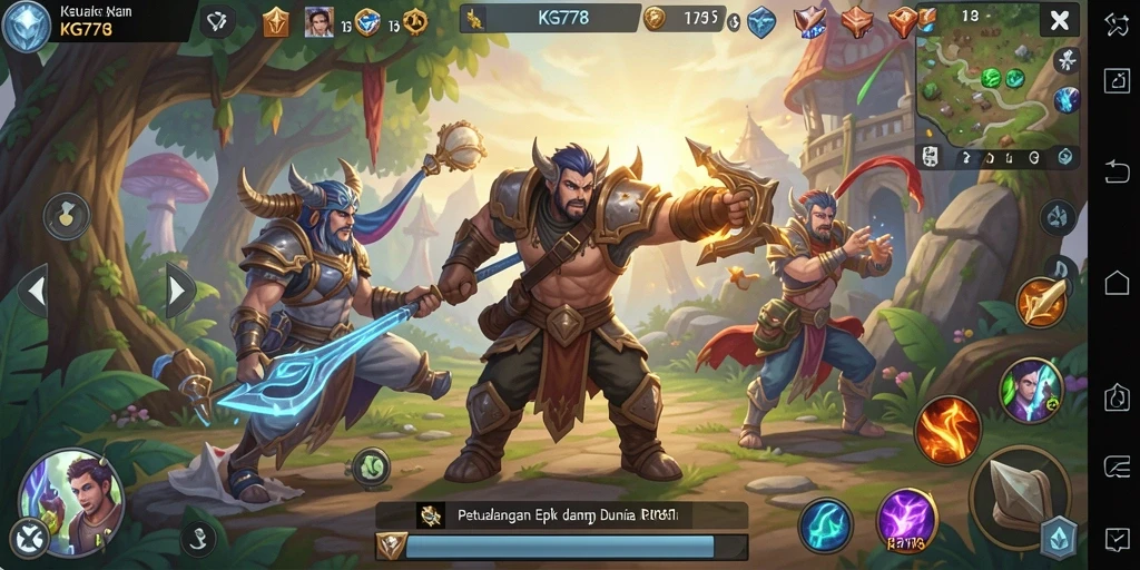 Tampilan gameplay RPG yang menakjubkan dari KG778.