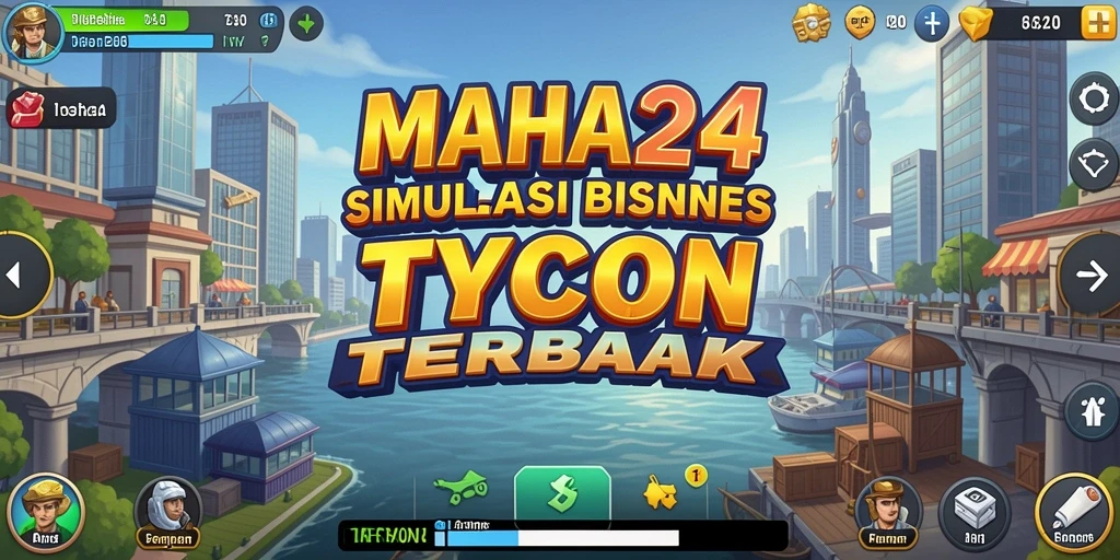Gameplay menarik dalam mengelola bisnis Tycoon MAHA24.