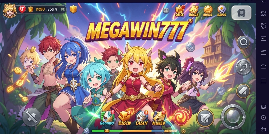 Tampilan gameplay MEGAWIN777 yang memikat dan penuh aksi.