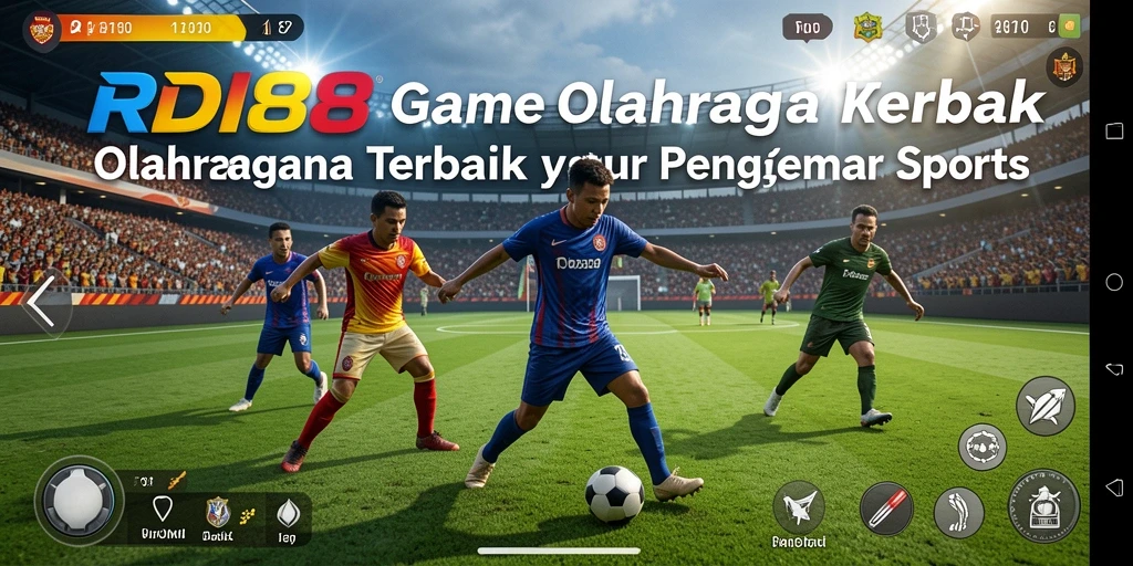 Tampilan utama gameplay RDI88 dengan pemain beraksi dalam pertandingan olahraga.