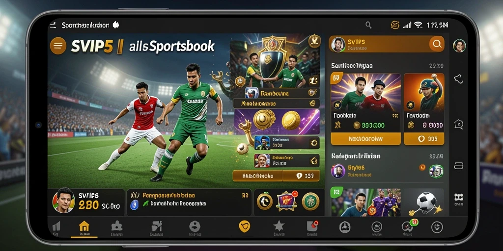 Screenshot utama SVIP5 menampilkan antarmuka taruhan yang intuitif dan menarik.
