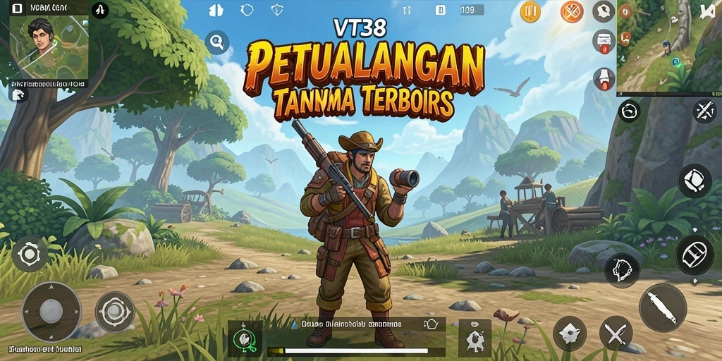 Gameplay VT38 yang menampilkan kebebasan dalam eksplorasi dunia terbuka.